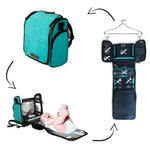 Tyke Traveler Diaper Bag Set: Ocean Turquoise